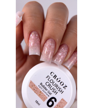 Гель Crooz Florish Crush Builder gel №06, 15 мл